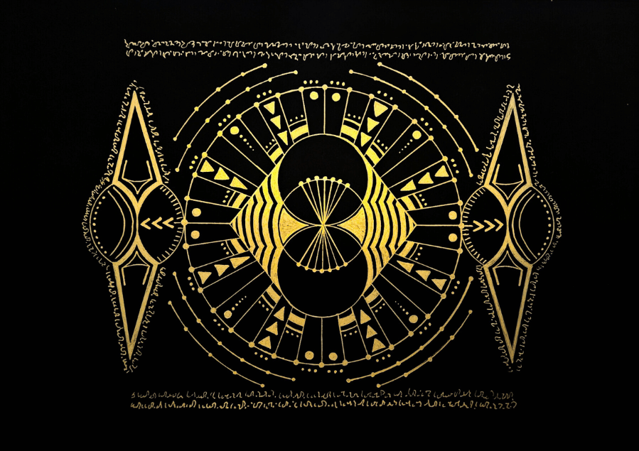 Ajura Portal Artwork by Agape LightCodes – light-encoded sacred geometric print